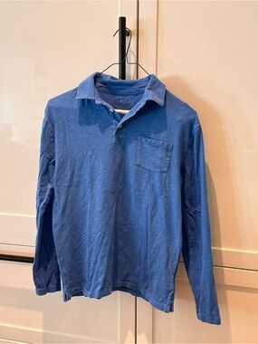 Crewcuts Boys Long-Sleeve Royal Blue Polo
